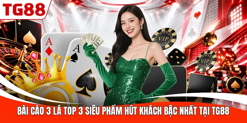Bài Cào 3 Lá Top 3 Siêu Phẩm Hút Khách Bậc Nhất Tại TG88